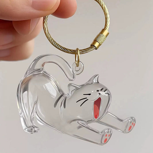 Cat Fur Keepsake Keychain