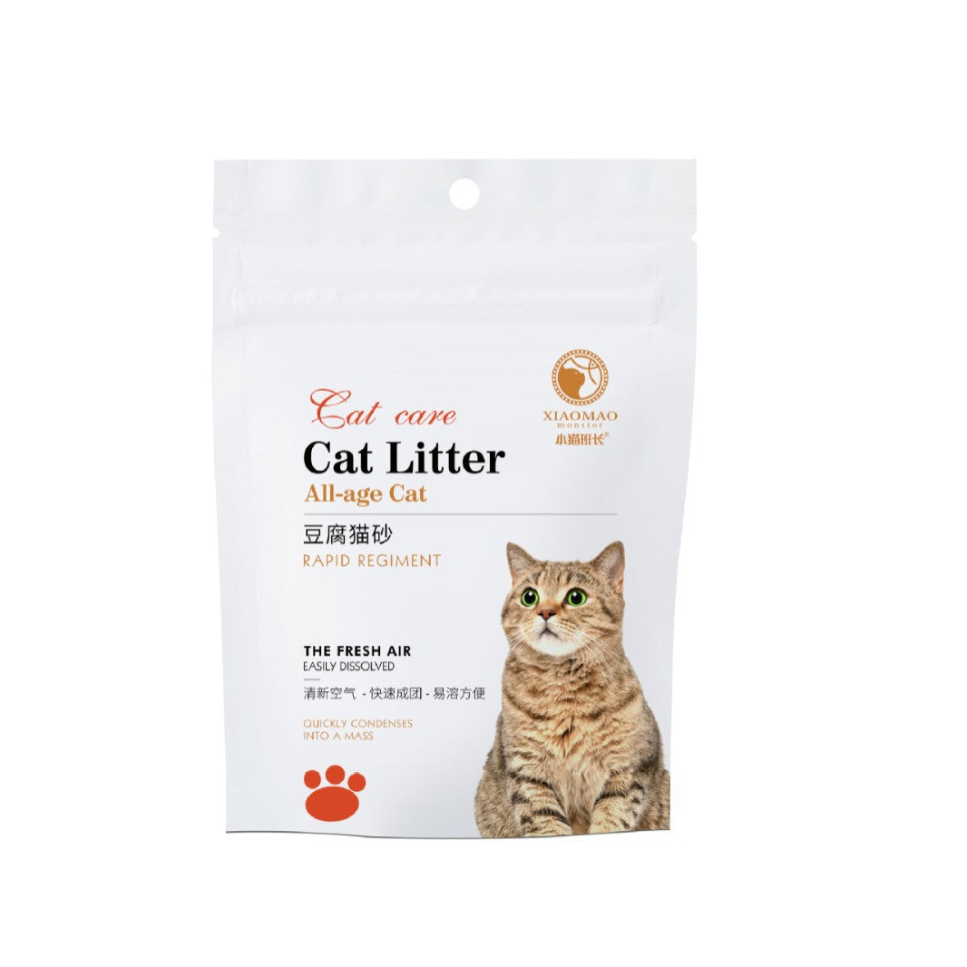 豆腐猫砂跨境奶香豆腐砂猫砂除臭低尘混合膨润土猫沙跨境猫砂批发