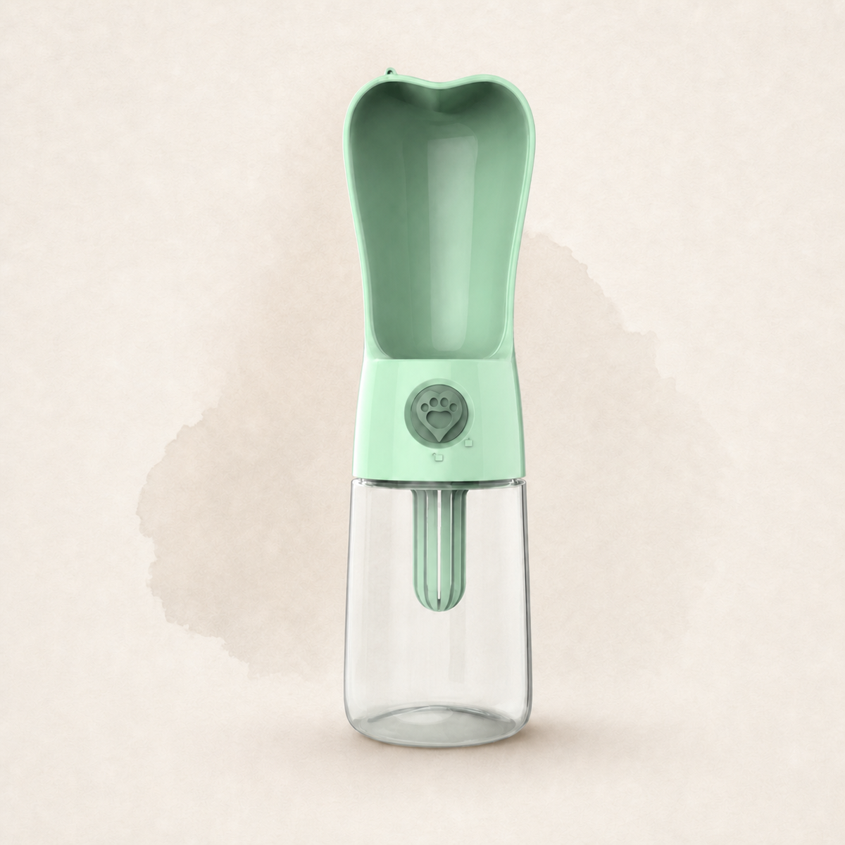 Filtered Portable Pet Water Bottle - Green