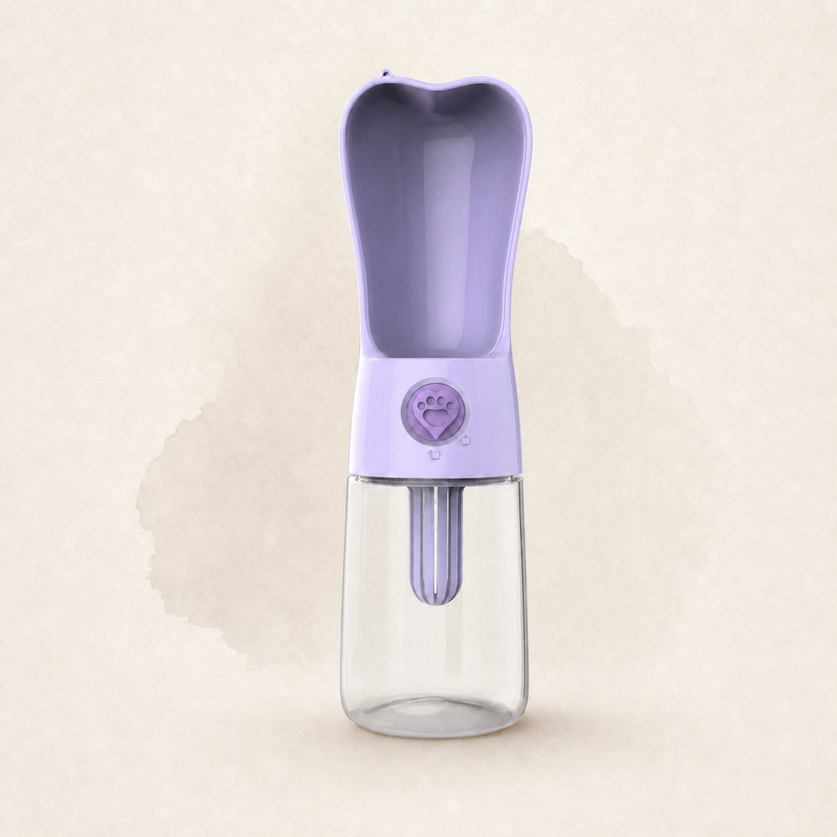 Filtered Portable Pet Water Bottle - Purple