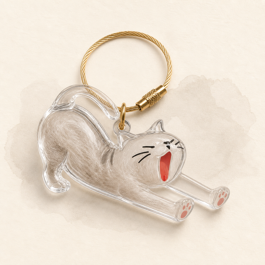 Cat Fur Keepsake Keychain product cover